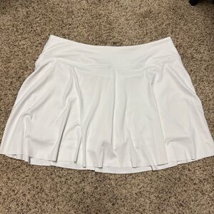 Chic White Skater Skirt